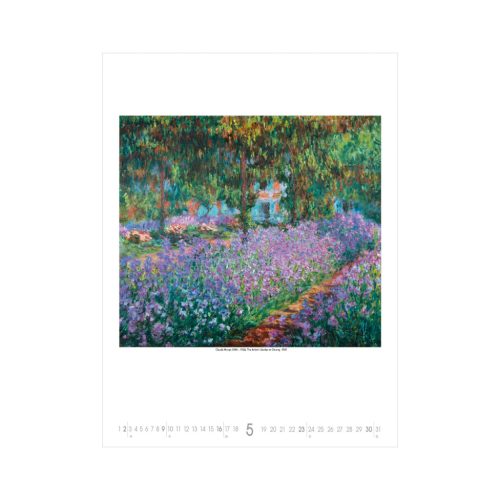 Impressionism falinaptár - 2027