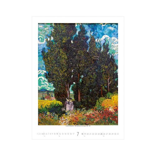 Impressionism falinaptár - 2027