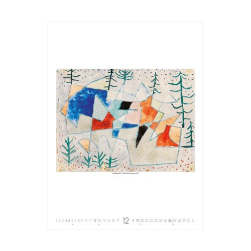 Monet to Klee falinaptár - 2027