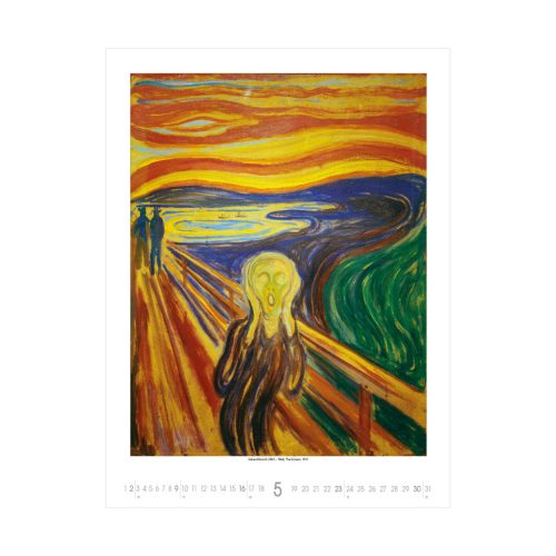Monet to Klee falinaptár - 2027
