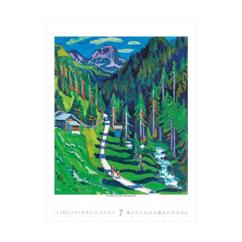 Monet to Klee falinaptár - 2027